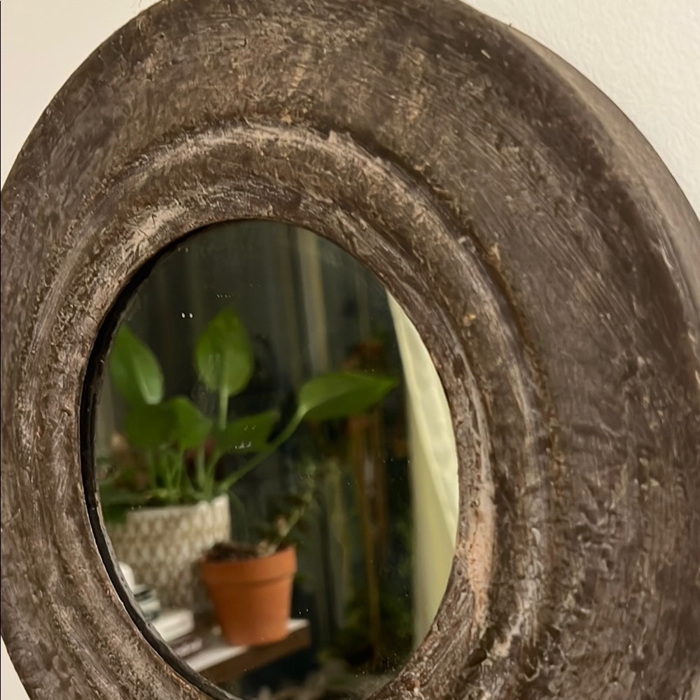 Rustic Brown Wall Mirror